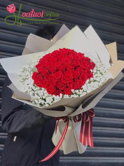 Bó hoa hồng - Nồng nàn hạnh phúc