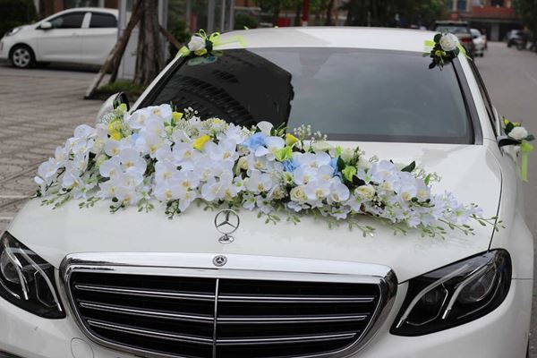  hoa lan xe hoa cưới mang đến sự quyến rũ và sang trọng