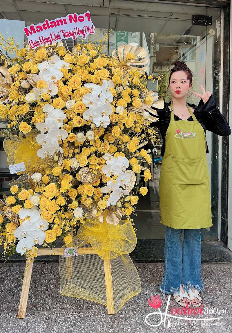 Ý nghĩa của hoa mừng khai trương màu vàng