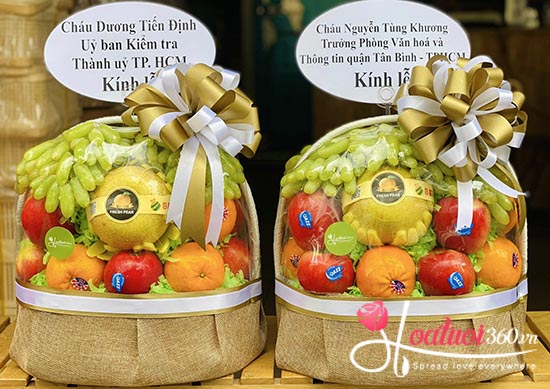 Combo 2 giỏ trái cây kính Lễ Phật Đản