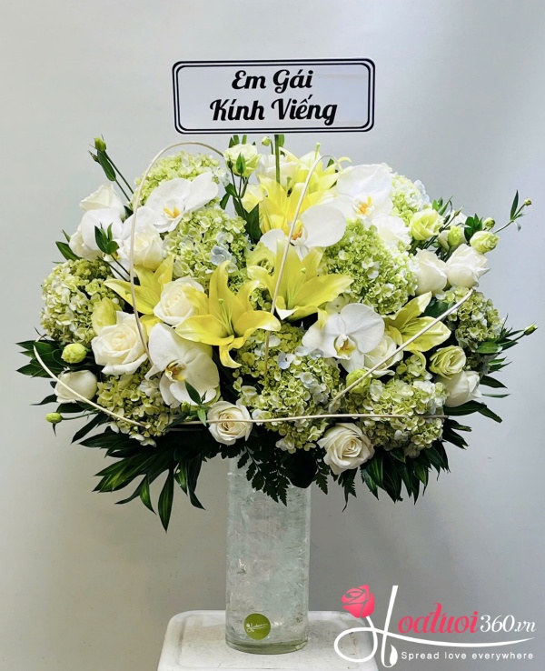 Bình hoa viếng đám tang - Hoa của trời