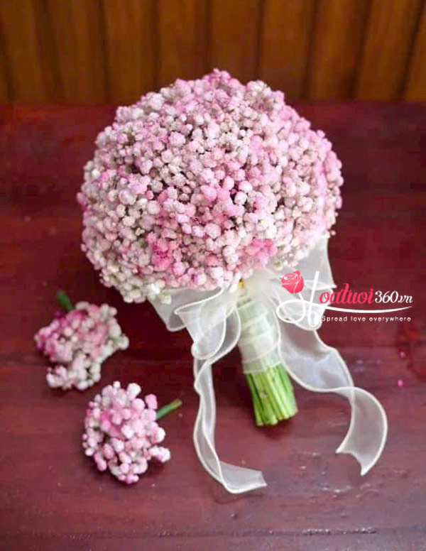 Bó hoa cưới Baby - Tiếng yêu ngọt ngào