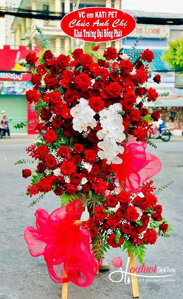 Kệ hoa khai trương - Đại thắng đại phát