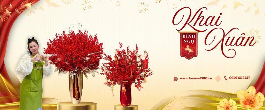 Banner Tết 2026 - Hoa đào đông