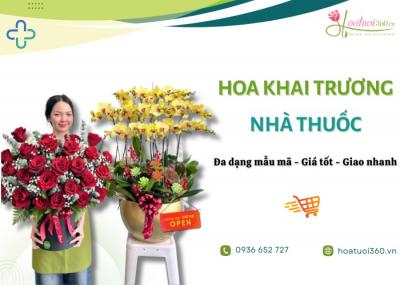 36+ mẫu hoa khai trương nhà thuốc đẹp, mang ý nghĩa sức khoẻ