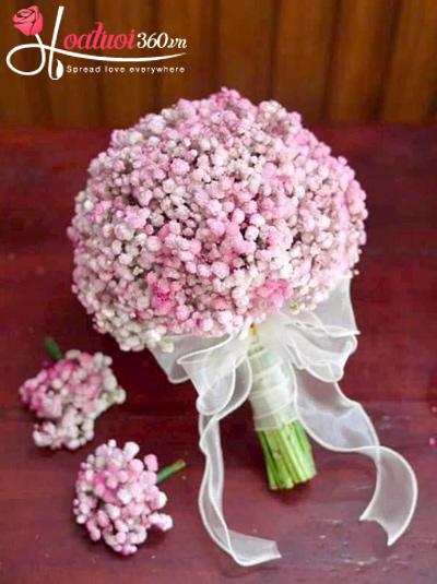Bó hoa cưới Baby - Tiếng yêu ngọt ngào