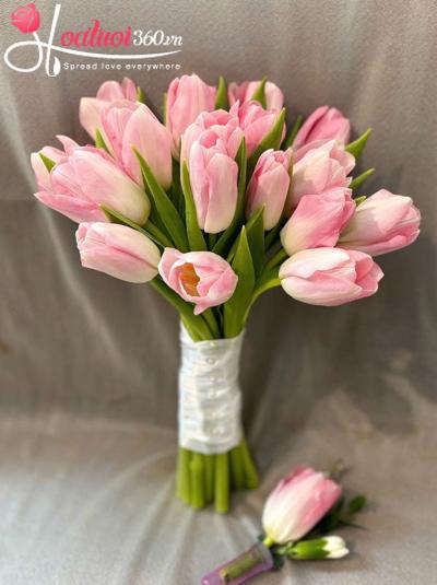 Bó hoa cưới Tulip - Ngày chung đôi