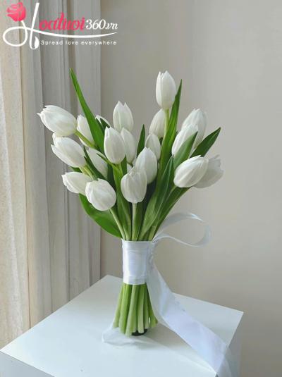 Bó hoa cưới Tulip - Yêu là cưới