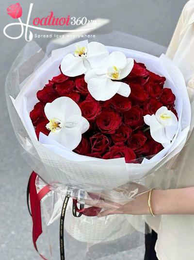 Bó hoa sinh nhật - Yêu chỉ em thôi