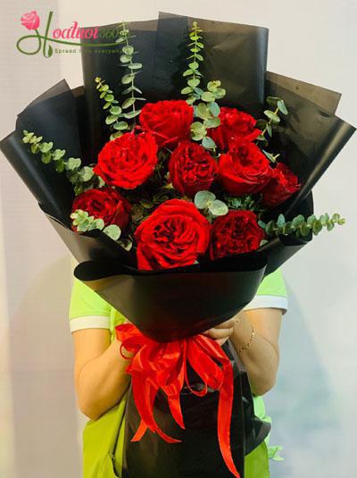 Bó hoa hồng Ohara - Nét đẹp nhân đôi