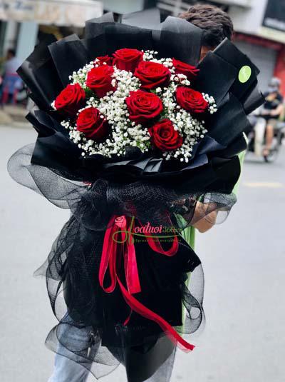 Bó hồng Ecuador đỏ - Ngàn lời yêu