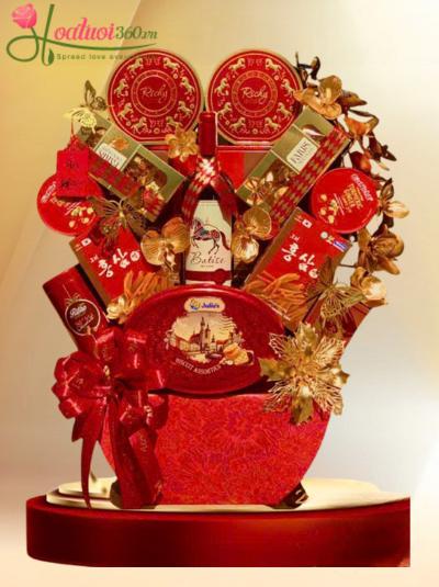 Giỏ quà Tết 2026 - Trọn tình ngày xuân