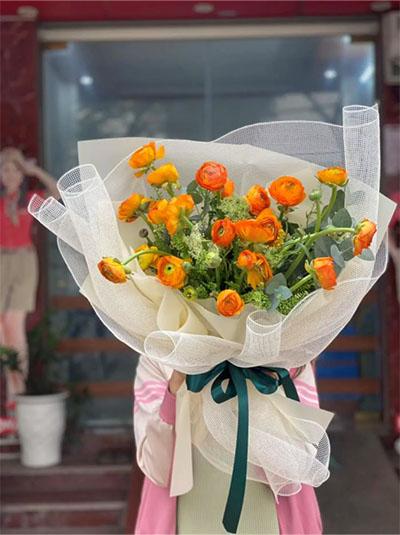 Mẫu bó hoa mao lương nhập khẩu đẹp, sang trọng