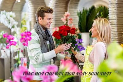 Tư vấn có nên chọn hoa tặng sinh nhật bạn trai?