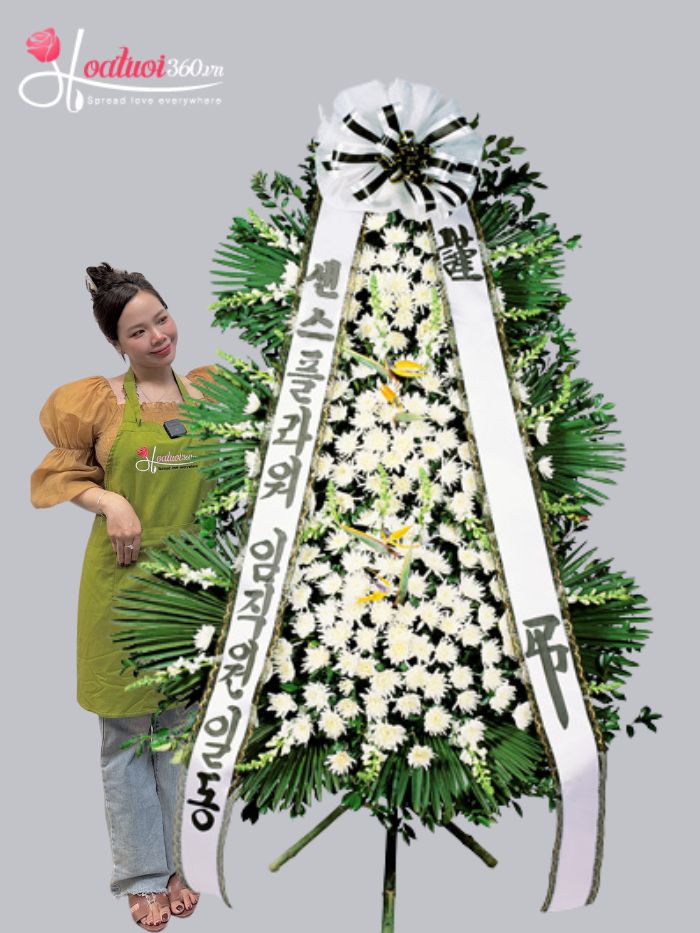 Cửa hàng bán vòng hoa chia buồn tại phường Gia Định 