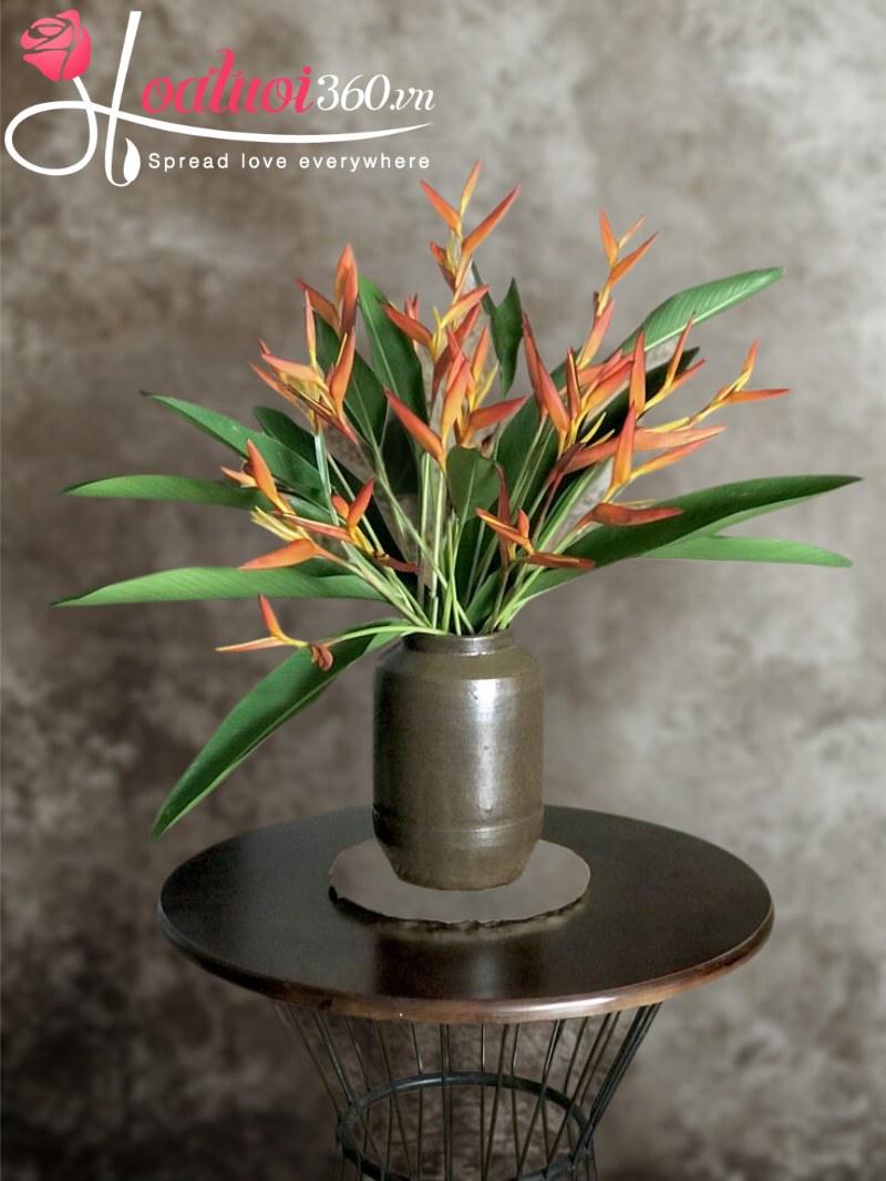 Bình gỗ cắm hoa tươi