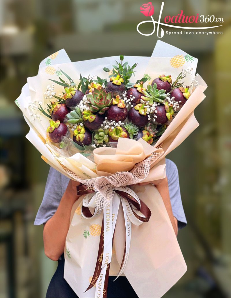 Bó hoa trái cây và quả sung cụt