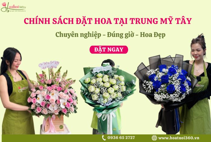 Chính sách đặt hoa siêu tốc tại Trung Mỹ Tây quận 12