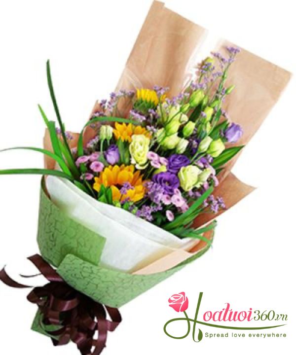 Hoa bó chúc mừng