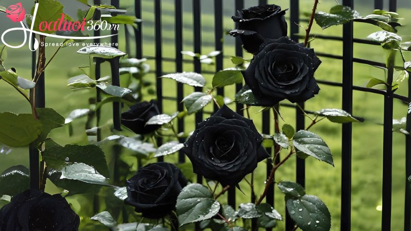 Hoa hồng đen biểu tượng của quyền lực và bí ẩn