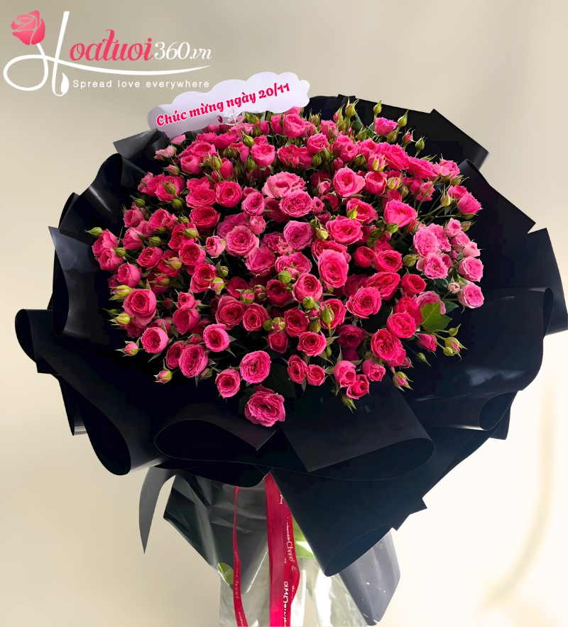 Hoa hồng tặng thầy cô mừng ngày 20 tháng 11