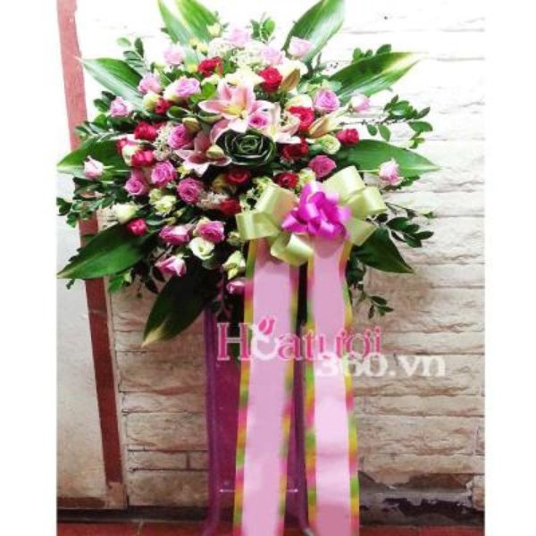 Kệ hoa khai trương Hàn Quốc – Khởi đầu thuận lợi