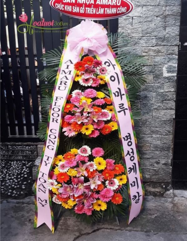 Kệ hoa khai trương Hàn Quốc – Khởi đầu may mắn