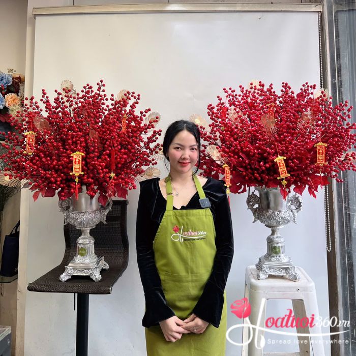 Mẫu hoa tết bán chạy tại shop hoa tươi phường Xuân Hòa TPHCM 