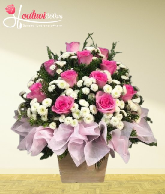 Hộp hoa tươi - Điều ngọt ngào dành cho em