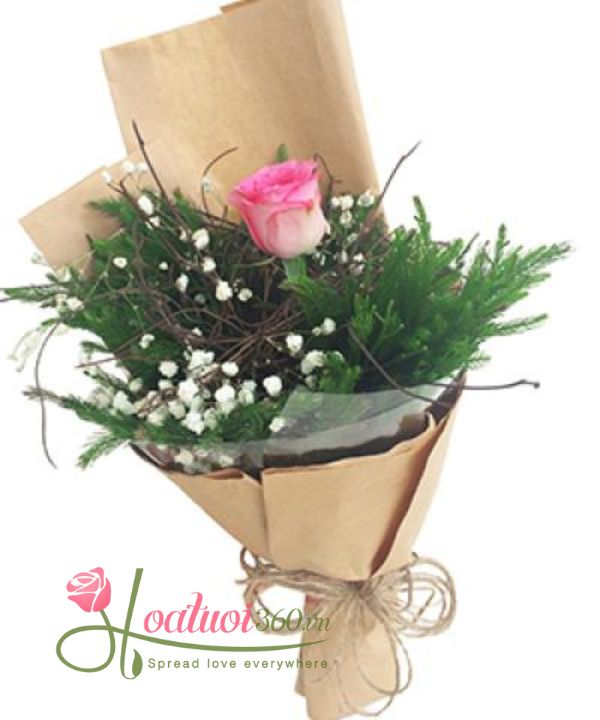 Bó hoa 1 bông - Một tình yêu