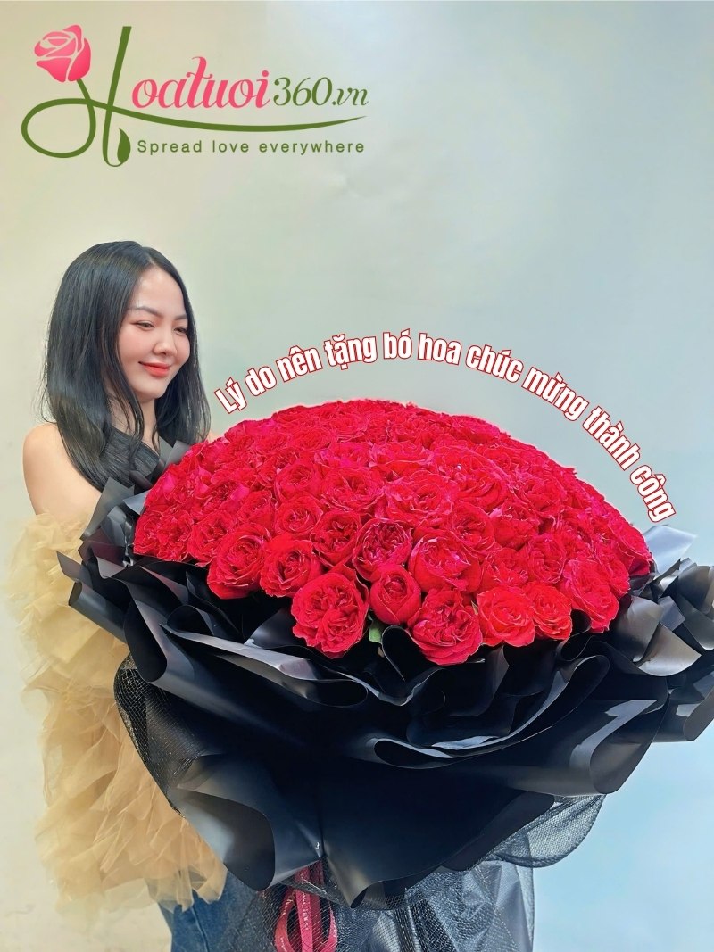 Lý do nên tặng bó hoa chúc mừng thành công