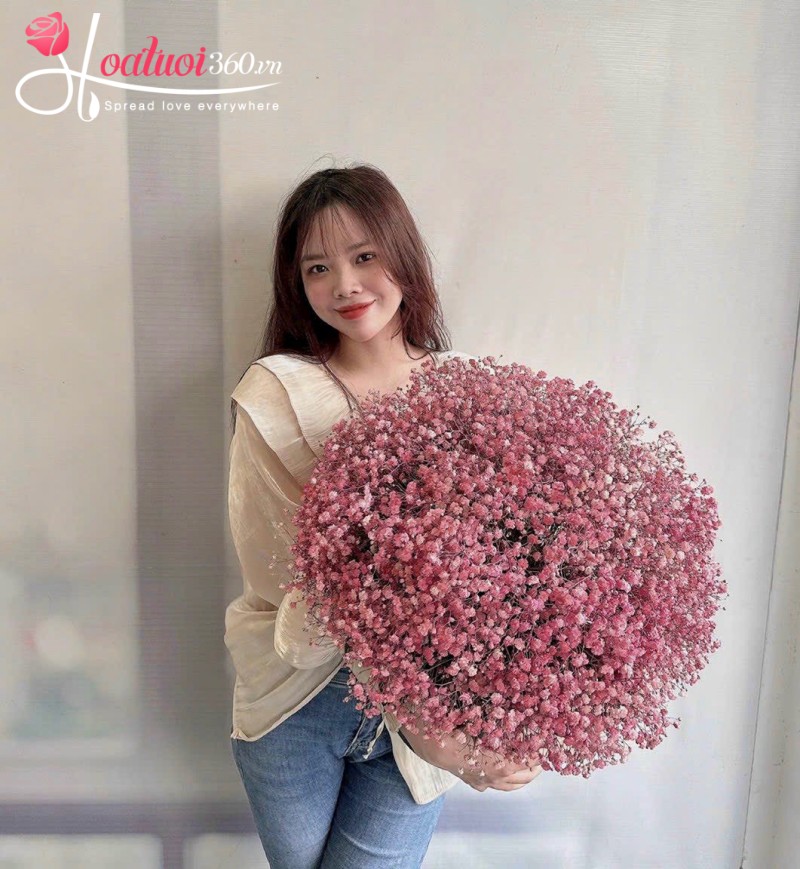 Hoa baby bó tròn nhỏ