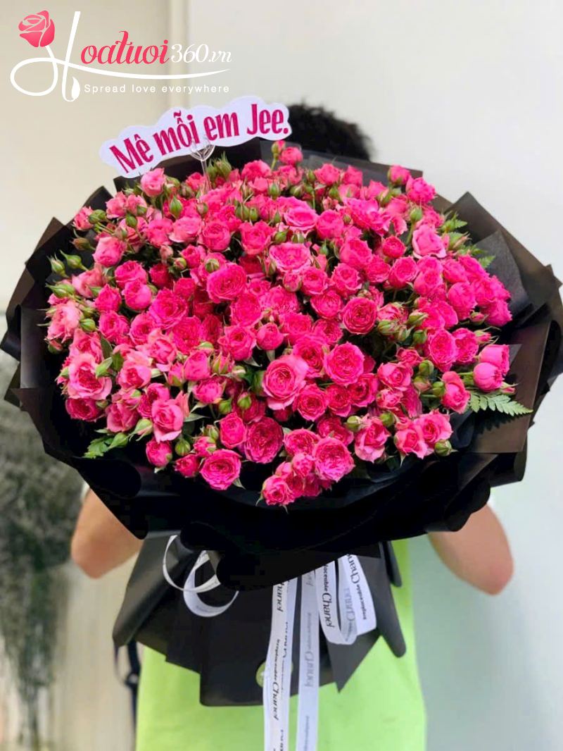 Bó hoa hồng tỉ muội size lớn