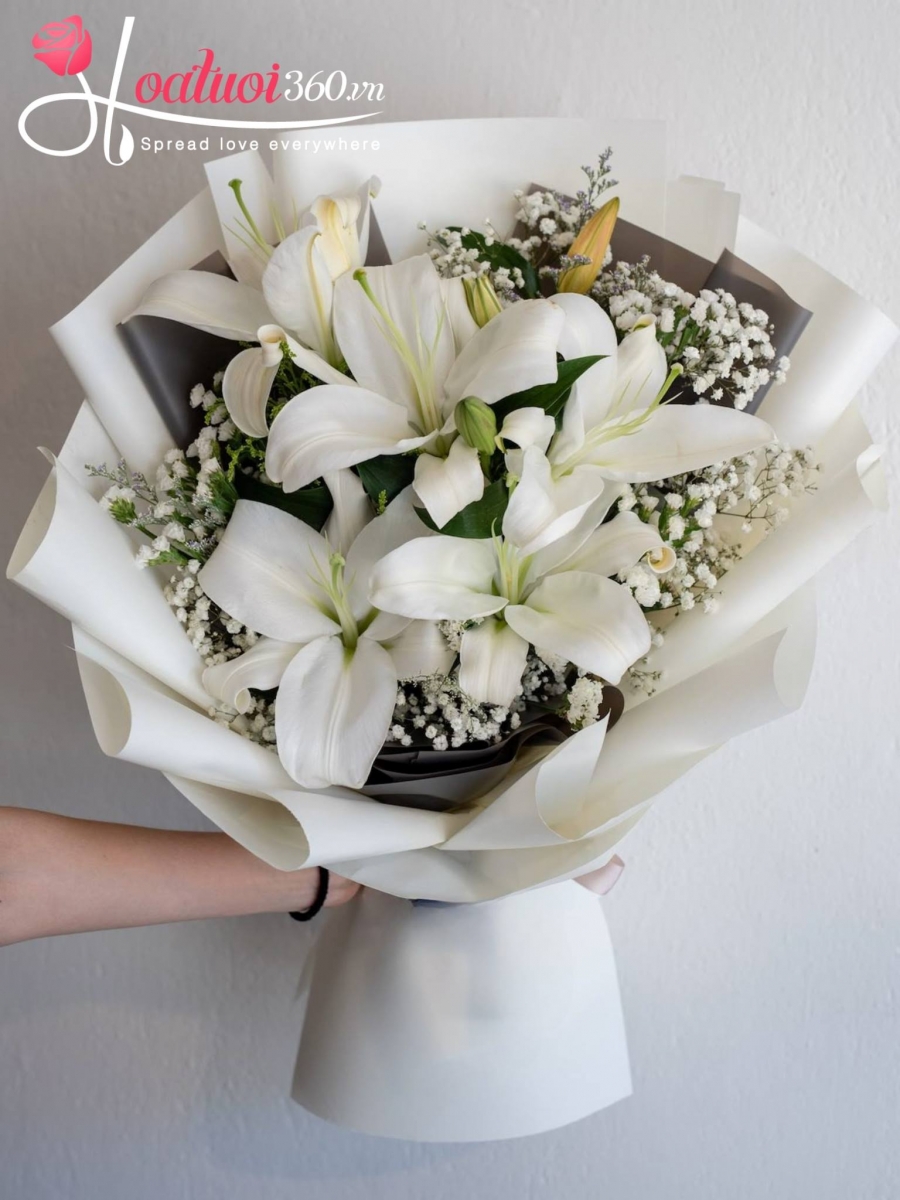 Hoa loa kèn bó tròn