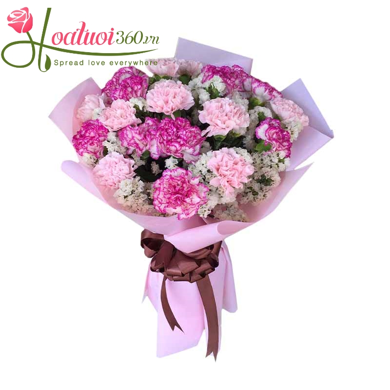 Ý nghĩa của cẩm chướng hồng tặng 20/10