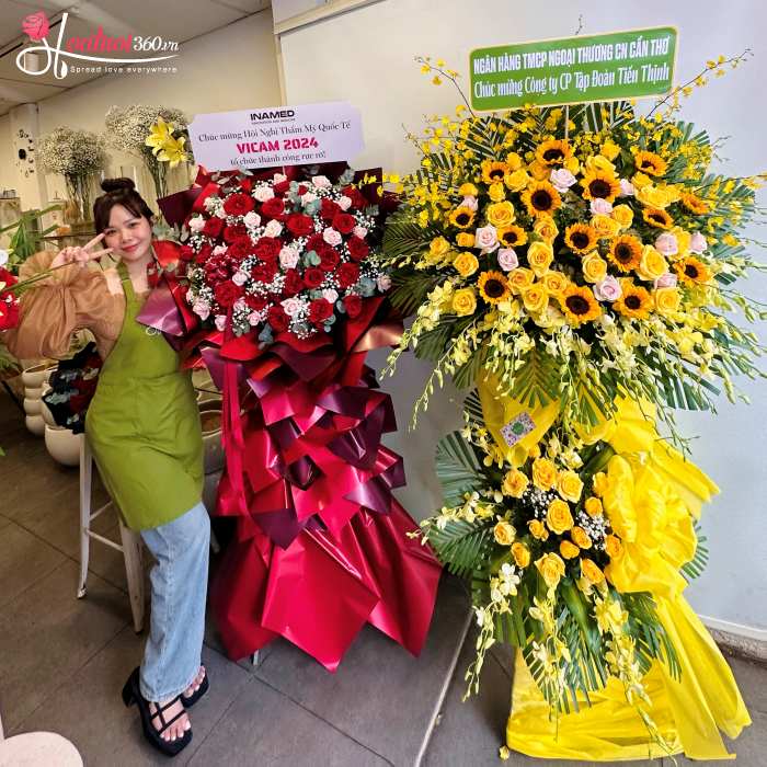 đặt mua kệ hoa khai trương giao nhanh tại phường Phú Thạnh Tân Phú