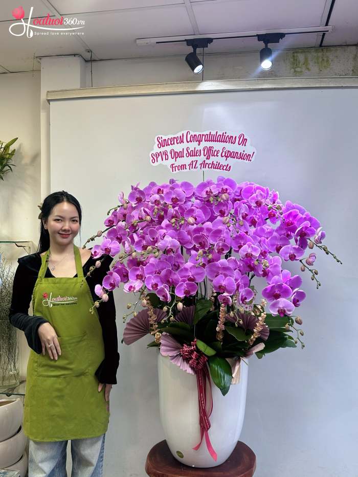 Đặt hoa khai trương online tại shop hoa phường tân hưng quận 7