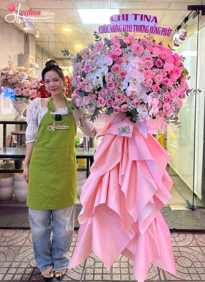 Kệ hoa khai trương phường Tân Sơn Hoà TPHCM