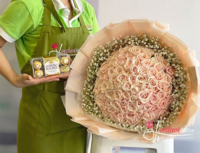 Combo hoa tình yêu & socola phường Tân Sơn Hoà TPHCM