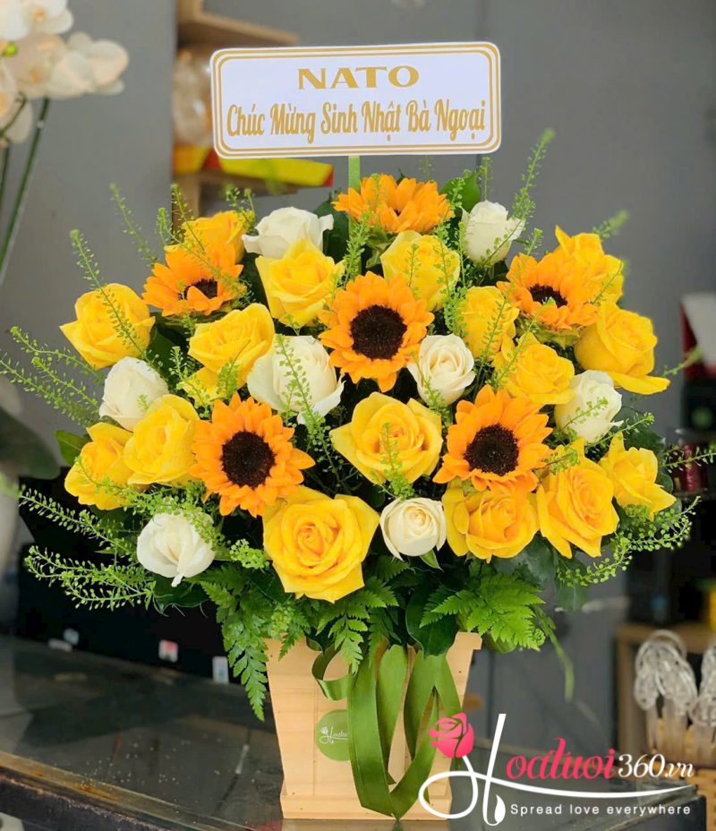 Hoa tình yêu tặng mẹ