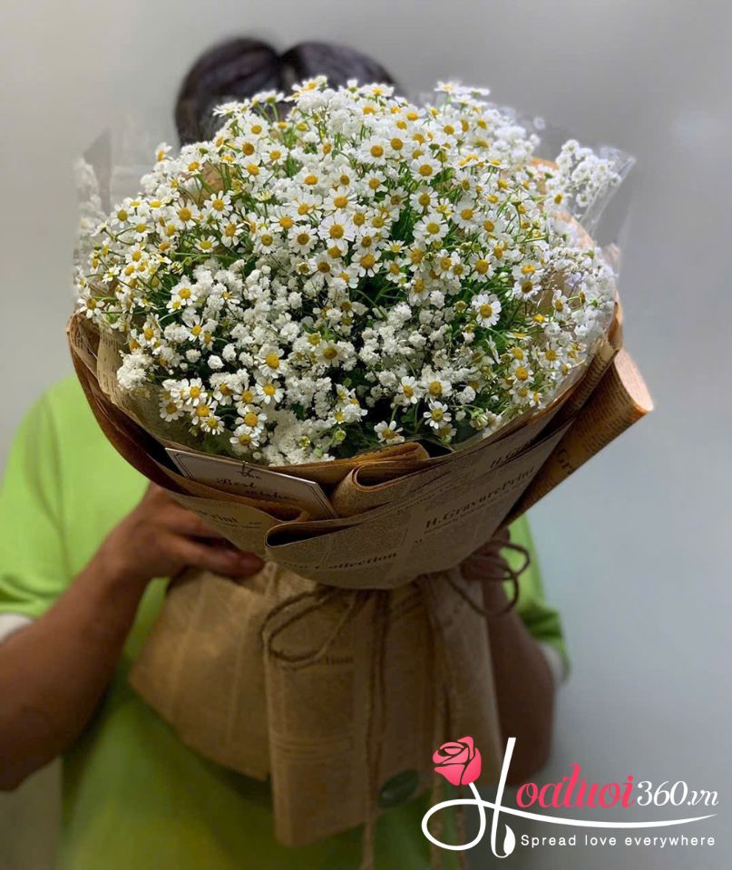 Bó hoa cúc tana tặng bạn bè, đồng nghiệp nữ ngày 20/10