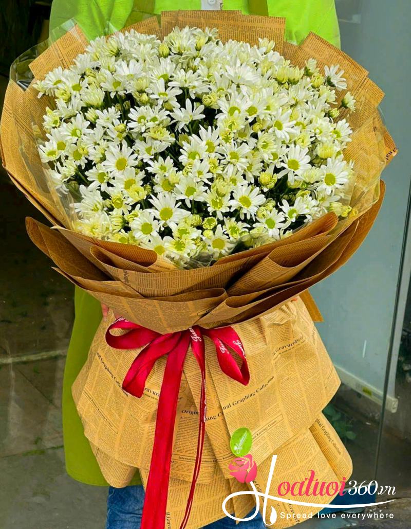 Bó hoa cúc hoạ mi tặng bạn gái ngày 20/10