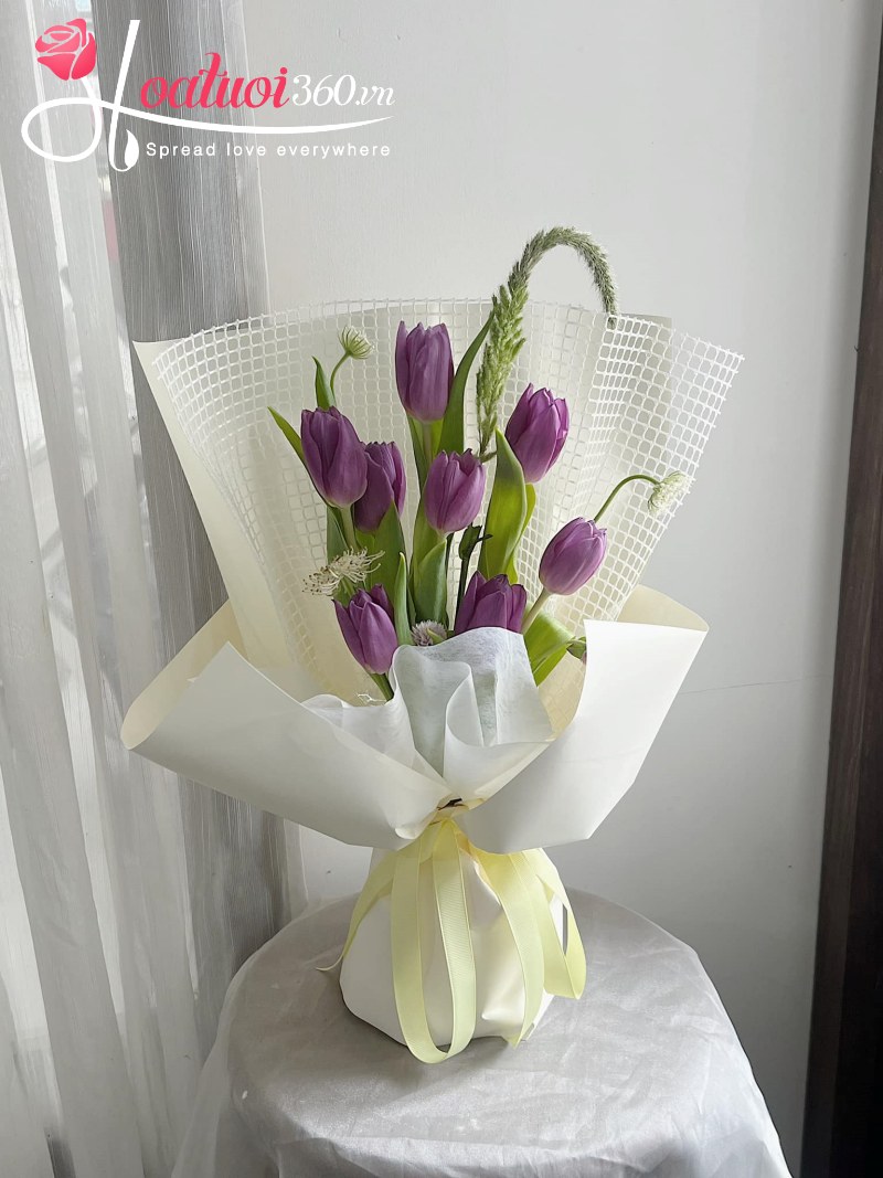 ý nghĩa hoa tulip tím