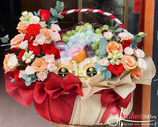 Giỏ trái cây sinh nhật - Điểm giao mới