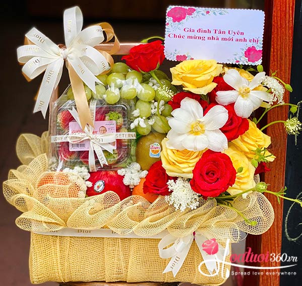 Giỏ trái cây - Ấm êm ngọt ngào