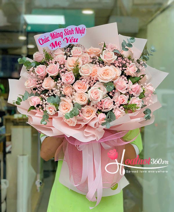 Bó hoa sinh nhật - Người tuyệt vời nhất