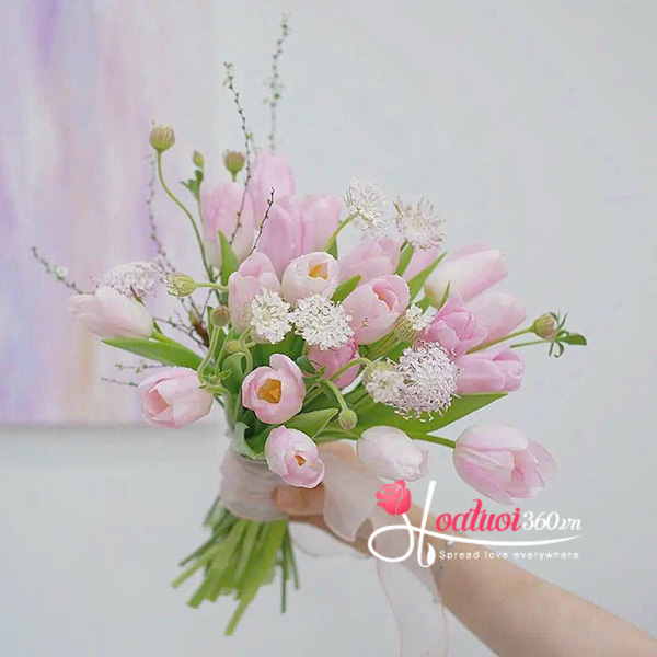 Bó hoa cưới Tulip - Chỉ cần có nhau