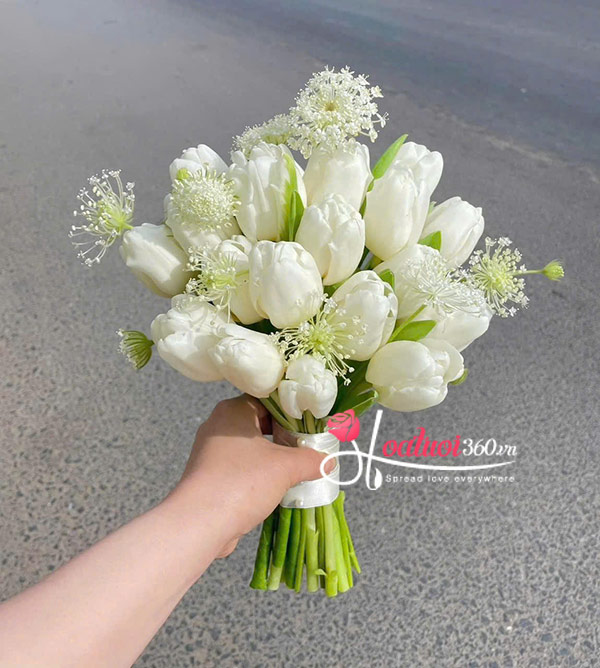 Bó hoa cưới Tulip - Trọn đời trọn kiếp