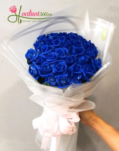 Bó hoa hồng xanh - Nguyện sống chung với nhau một đời