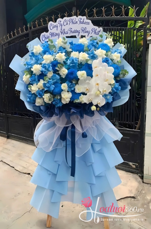 Kệ hoa khai trương - Niềm tin cất cánh